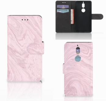 B2Ctelecom Nokia 7 Bookcase hoesje Marble Pink