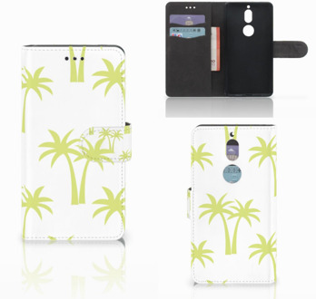 B2Ctelecom Nokia 7 Bookcase Hoesje Palmtrees