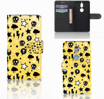 B2Ctelecom Nokia 7 Bookcase Hoesje Punk Yellow