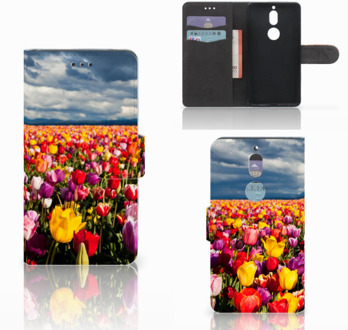 B2Ctelecom Nokia 7 Bookcase Hoesje Tulpen