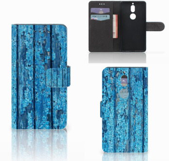 B2Ctelecom Nokia 7 Bookcase Hoesje Wood Blue