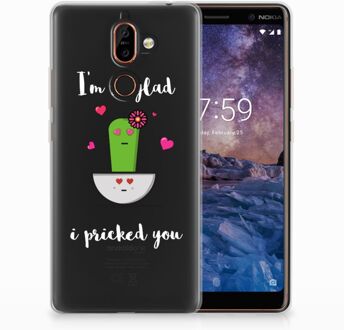 B2Ctelecom Nokia 7 Plus TPU Hoesje Design Cactus Glad