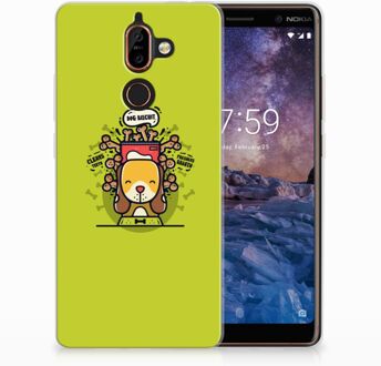 B2Ctelecom Nokia 7 Plus TPU Hoesje Design Doggy Biscuit