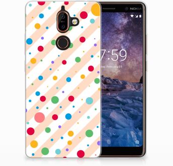 B2Ctelecom Nokia 7 Plus TPU Hoesje Design Dots