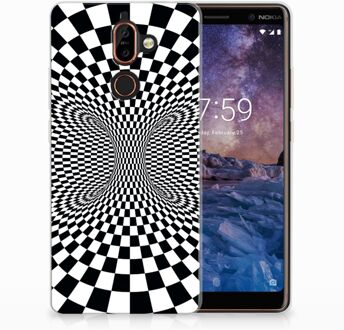 B2Ctelecom Nokia 7 Plus TPU Hoesje Design Illusie