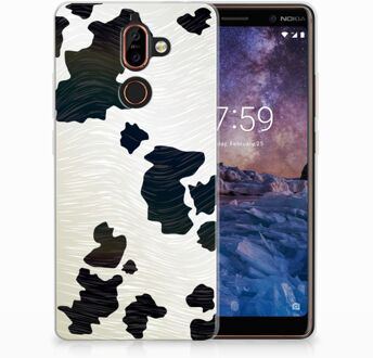 B2Ctelecom Nokia 7 Plus TPU Hoesje Design Koeienvlekken