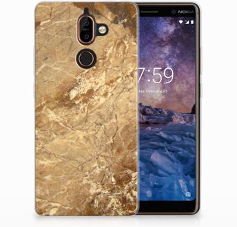 B2Ctelecom Nokia 7 Plus TPU Hoesje Design Marmer