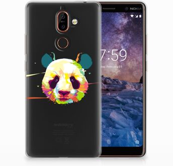 B2Ctelecom Nokia 7 Plus TPU Hoesje Design Panda Color