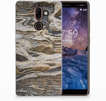 B2Ctelecom Nokia 7 Plus TPU Hoesje Design Steen