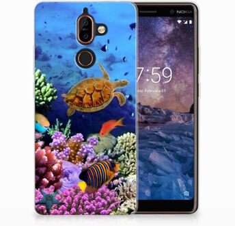 B2Ctelecom Nokia 7 Plus TPU Hoesje Design Vissen