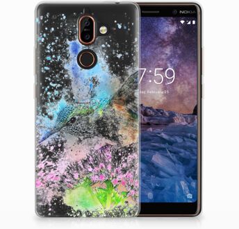 B2Ctelecom Nokia 7 Plus TPU Hoesje Design Vogel