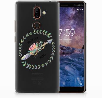 B2Ctelecom Nokia 7 Plus Uniek TPU Hoesje Boho Dreams