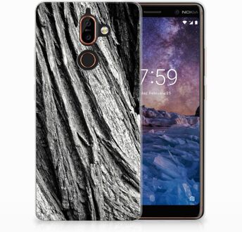 B2Ctelecom Nokia 7 Plus Uniek TPU Hoesje Boomschors