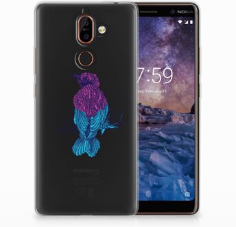 B2Ctelecom Nokia 7 Plus Uniek TPU Hoesje Merel