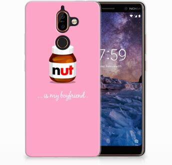 B2Ctelecom Nokia 7 Plus Uniek TPU Hoesje Nut Boyfriend