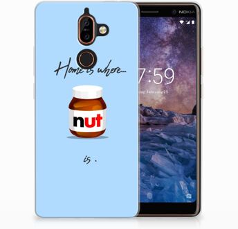 B2Ctelecom Nokia 7 Plus Uniek TPU Hoesje Nut Home