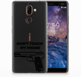 B2Ctelecom Nokia 7 Plus Uniek TPU Hoesje Pistol DTMP