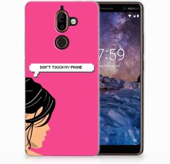 B2Ctelecom Nokia 7 Plus Uniek TPU Hoesje Woman DTMP