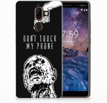 B2Ctelecom Nokia 7 Plus Uniek TPU Hoesje Zombie