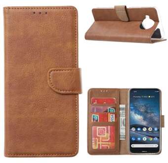 B2Ctelecom Nokia 8.3 Book Case Bruin met Standaard