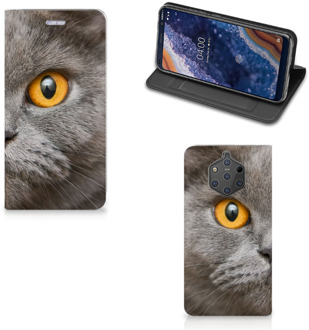 B2Ctelecom Nokia 9 PureView Standcase Hoesje Britse Korthaar