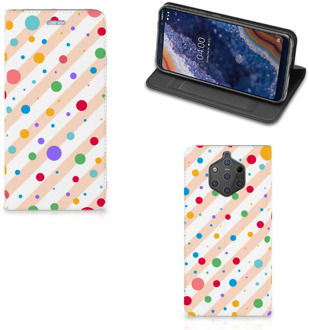 B2Ctelecom Nokia 9 PureView Standcase Hoesje Design Dots