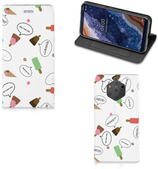 B2Ctelecom Nokia 9 PureView Standcase Hoesje Design IJsjes