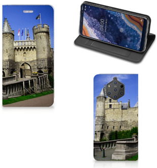 B2Ctelecom Nokia 9 PureView Standcase Hoesje Design Kasteel