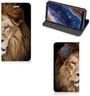 B2Ctelecom Nokia 9 PureView Standcase Hoesje Design Leeuw