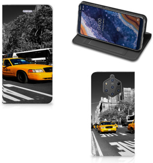 B2Ctelecom Nokia 9 PureView Standcase Hoesje Design New York Taxi