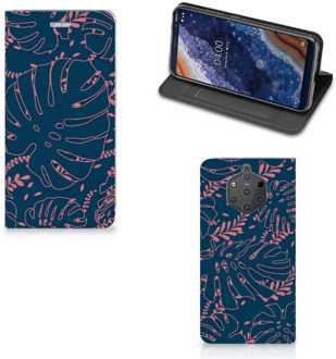 B2Ctelecom Nokia 9 PureView Standcase Hoesje Design Palm Leaves