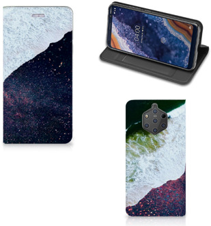 B2Ctelecom Nokia 9 PureView Standcase Hoesje Design Sea in Space