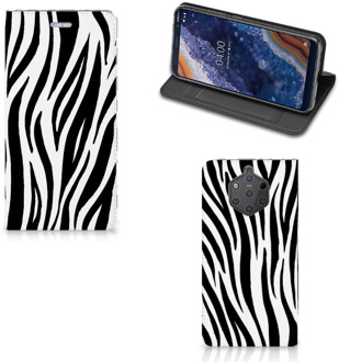 B2Ctelecom Nokia 9 PureView Standcase Hoesje Design Zebra