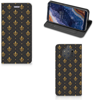 B2Ctelecom Nokia 9 PureView Standcase Hoesje Franse Lelie