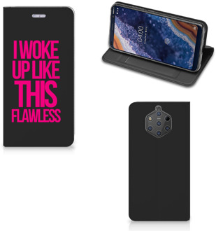 B2Ctelecom Nokia 9 PureView Standcase Hoesje Woke Up