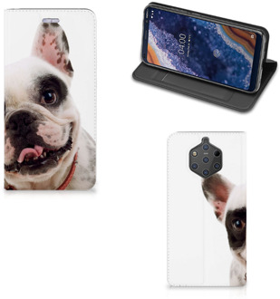 B2Ctelecom Nokia 9 PureView Uniek Standcase Hoesje Franse Bulldog