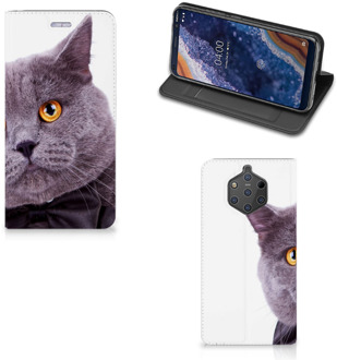 B2Ctelecom Nokia 9 PureView Uniek Standcase Hoesje Kat