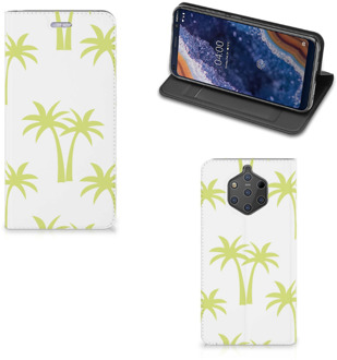 B2Ctelecom Nokia 9 PureView Uniek Standcase Hoesje Palmtrees