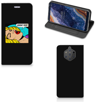 B2Ctelecom Nokia 9 PureView Uniek Standcase Hoesje Popart Oh Yes