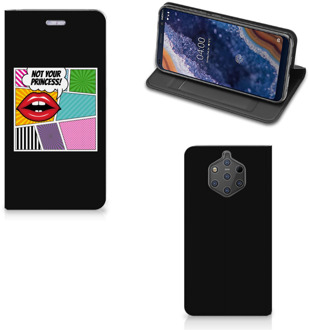 B2Ctelecom Nokia 9 PureView Uniek Standcase Hoesje Popart Princess