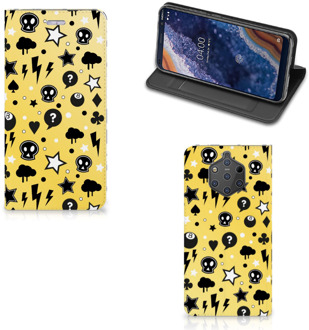 B2Ctelecom Nokia 9 PureView Uniek Standcase Hoesje Punk Yellow