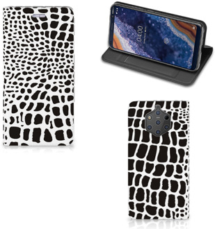 B2Ctelecom Nokia 9 PureView Uniek Standcase Hoesje Slangenprint