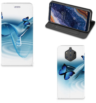 B2Ctelecom Nokia 9 PureView Uniek Standcase Hoesje Vlinders