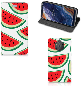 B2Ctelecom Nokia 9 PureView Uniek Standcase Hoesje Watermelons