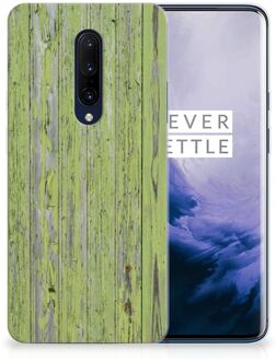 B2Ctelecom OnePlus 7 Pro Bumper Hoesje Green Wood