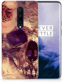 B2Ctelecom OnePlus 7 Pro Silicone Back Case Skullhead