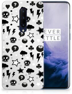 B2Ctelecom OnePlus 7 Pro Silicone Back Case Zilver Punk