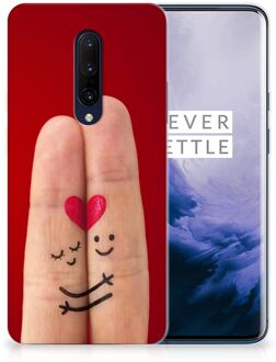 B2Ctelecom OnePlus 7 Pro Silicone Back Cover Liefde