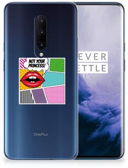 B2Ctelecom OnePlus 7 Pro Silicone Back Cover Popart Princess