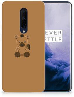 B2Ctelecom OnePlus 7 Pro Telefoonhoesje met Naam Baby Hyena